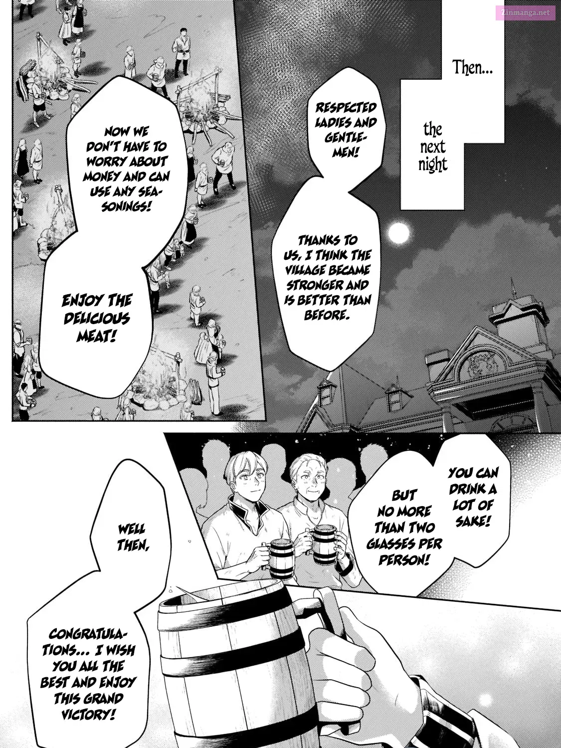 Okiraku Ryoushu no Tanoshii Ryouchi Bouei Zinmanga X Chapter 12.3 Page 10