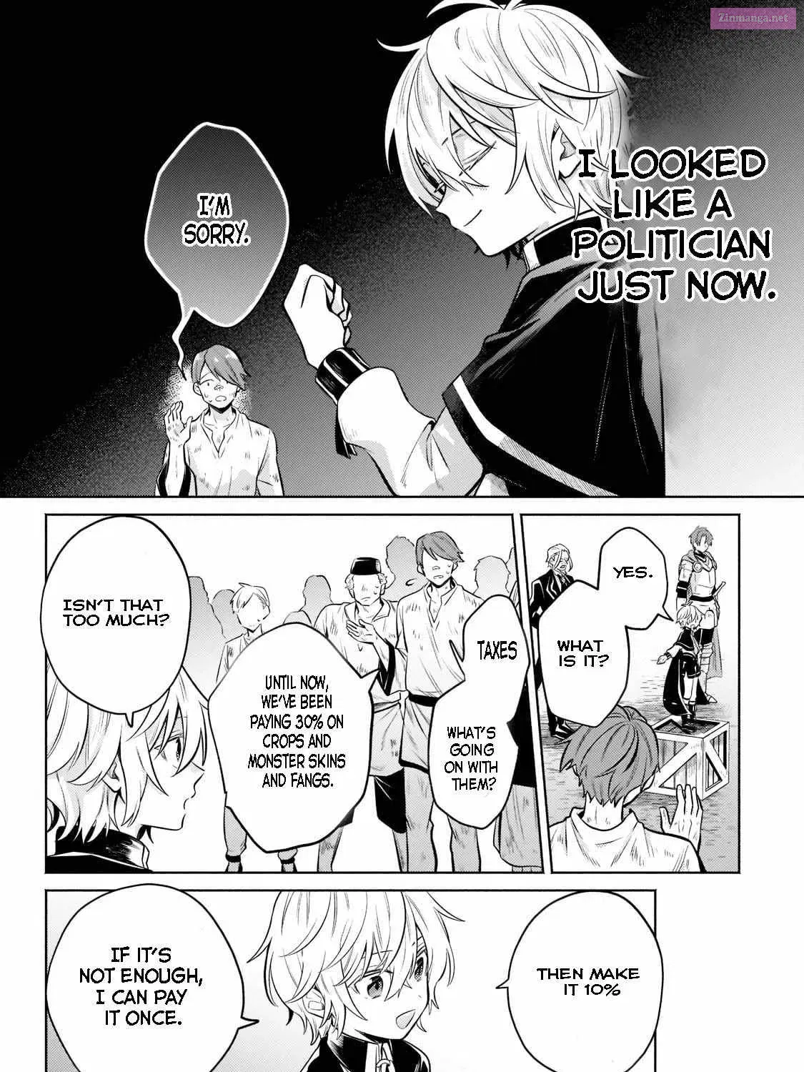 Okiraku Ryoushu no Tanoshii Ryouchi Bouei Zinmanga X Chapter 7.1 Page 9
