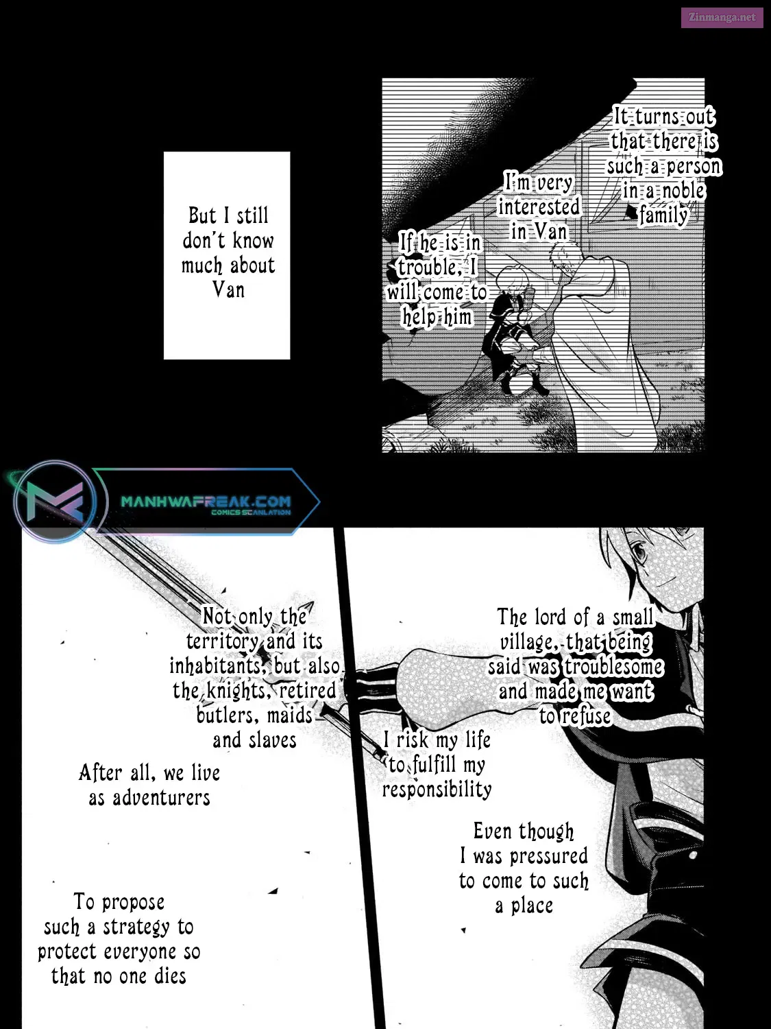 Okiraku Ryoushu no Tanoshii Ryouchi Bouei Zinmanga X Chapter 5 Page 52