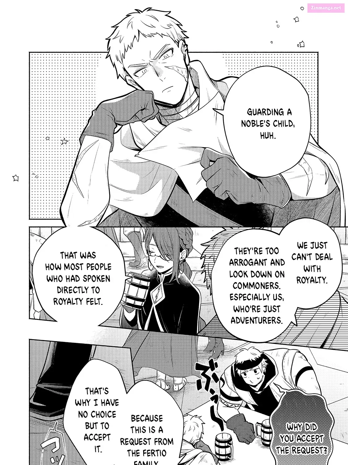 Okiraku Ryoushu no Tanoshii Ryouchi Bouei Zinmanga X Chapter 4 Page 6