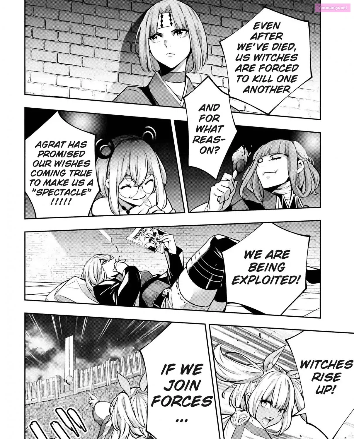 Majo Taisen: 32-nin no Isai no Majo wa Koroshiau Zinmanga X Chapter 50 Page 59