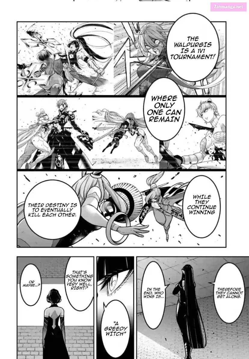Majo Taisen: 32-nin no Isai no Majo wa Koroshiau Zinmanga X Chapter 35 Page 12