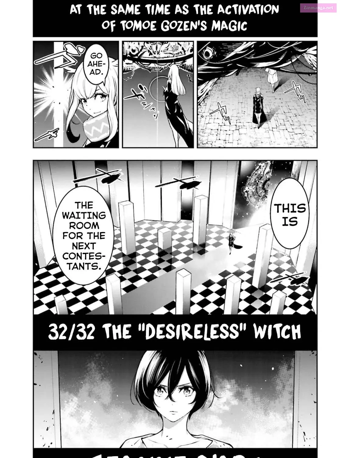Majo Taisen: 32-nin no Isai no Majo wa Koroshiau Zinmanga X Chapter 4 Page 57