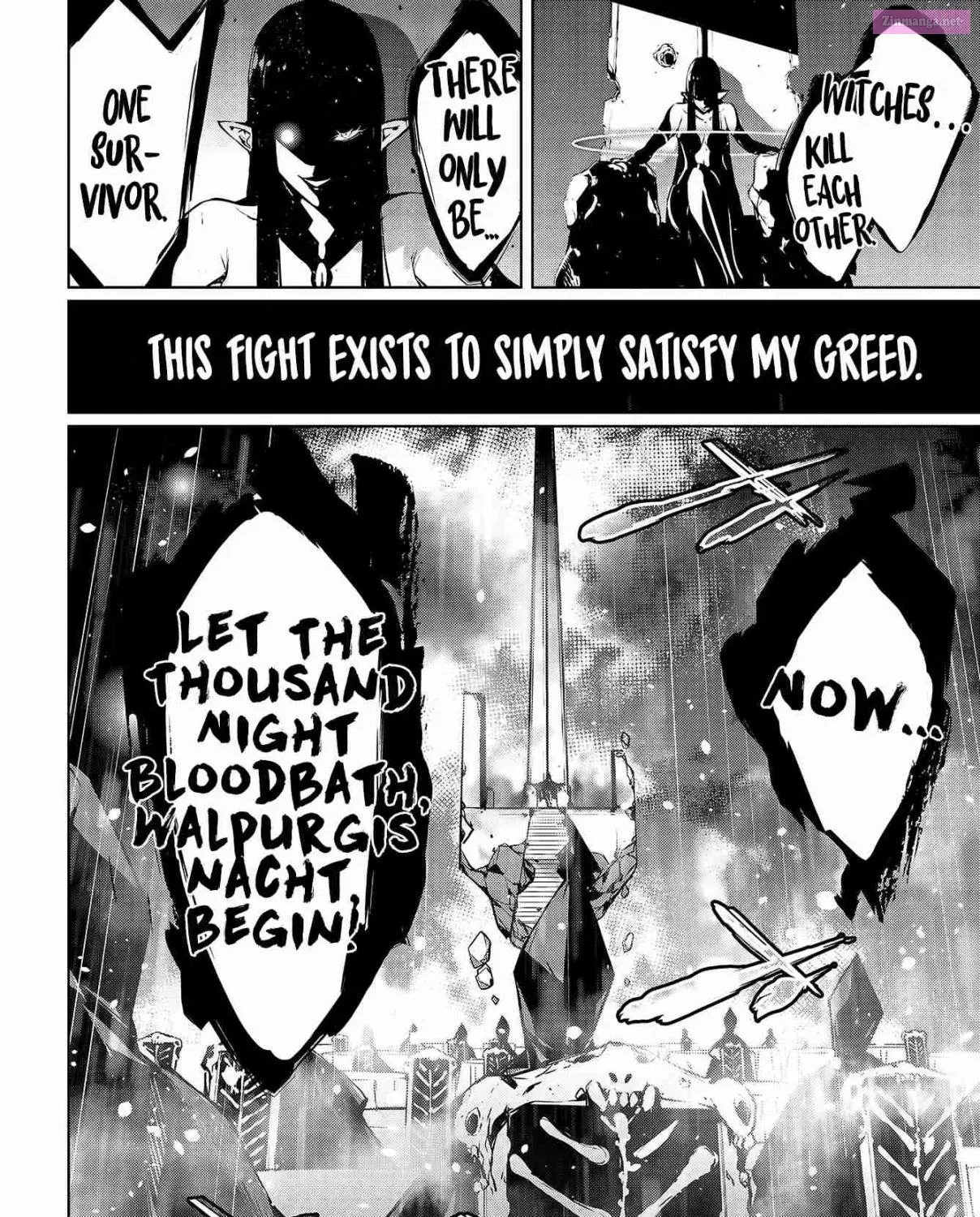 Majo Taisen: 32-nin no Isai no Majo wa Koroshiau Zinmanga X Chapter 1 Page 58