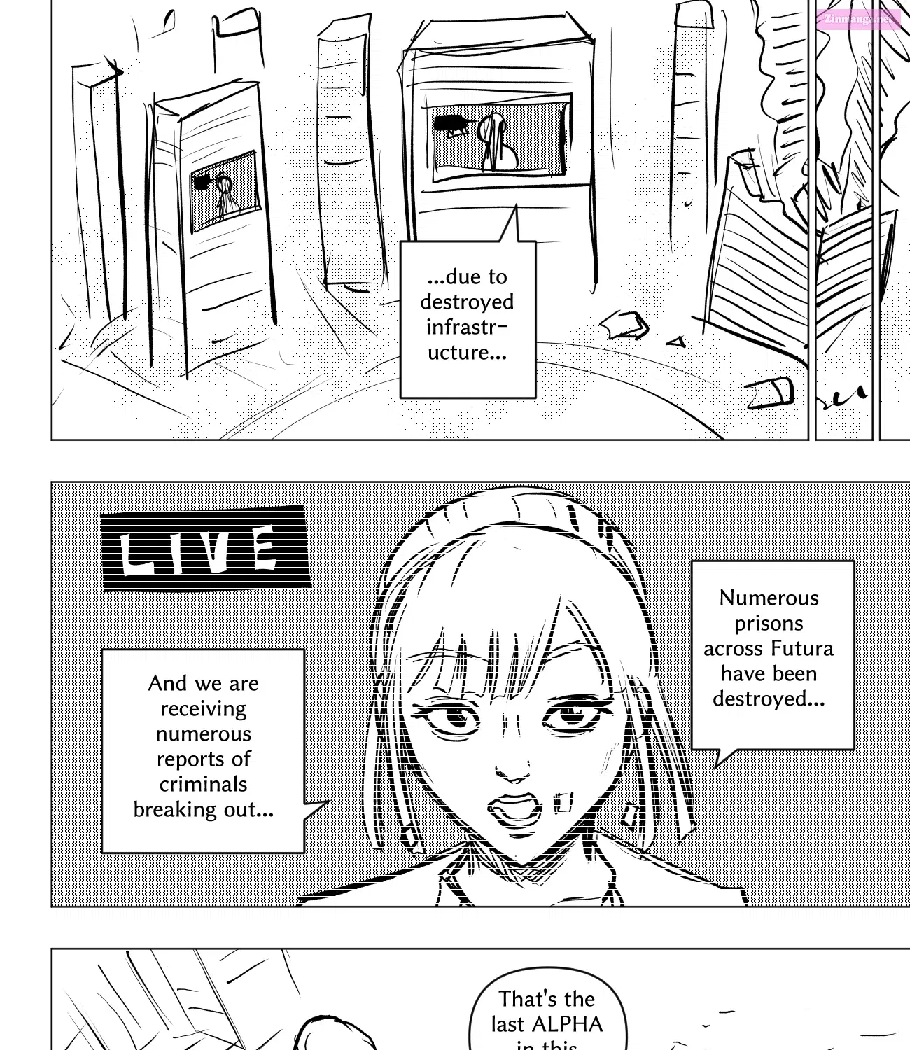 TEKNO: Sci-Fi Shonen Manga! Zinmanga X Chapter 44 Page 23