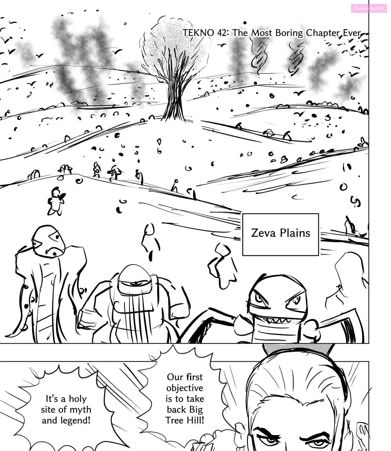TEKNO: Sci-Fi Shonen Manga! Zinmanga X Chapter 42 Page 1