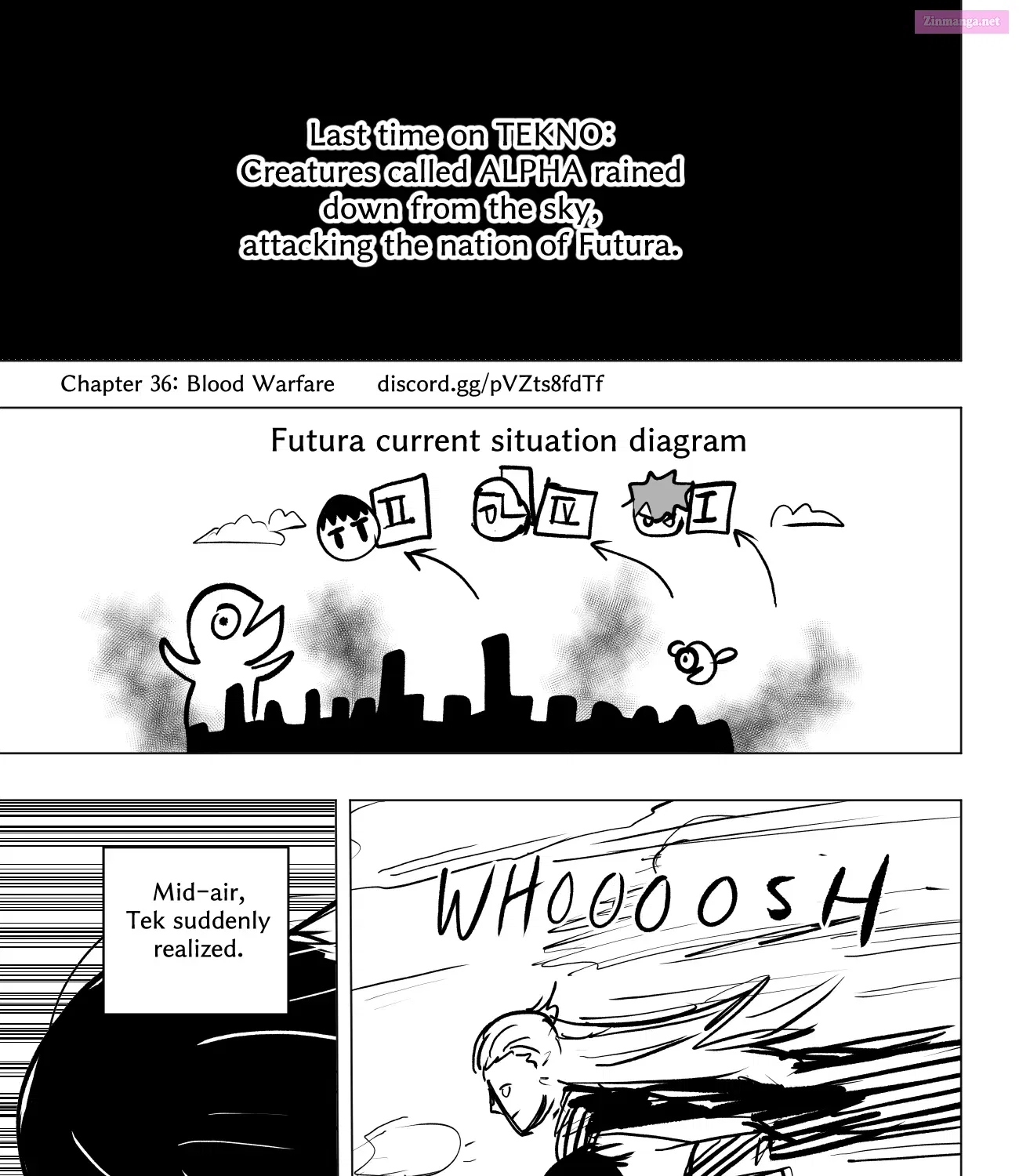 TEKNO: Sci-Fi Shonen Manga! Zinmanga X Chapter 36 Page 1