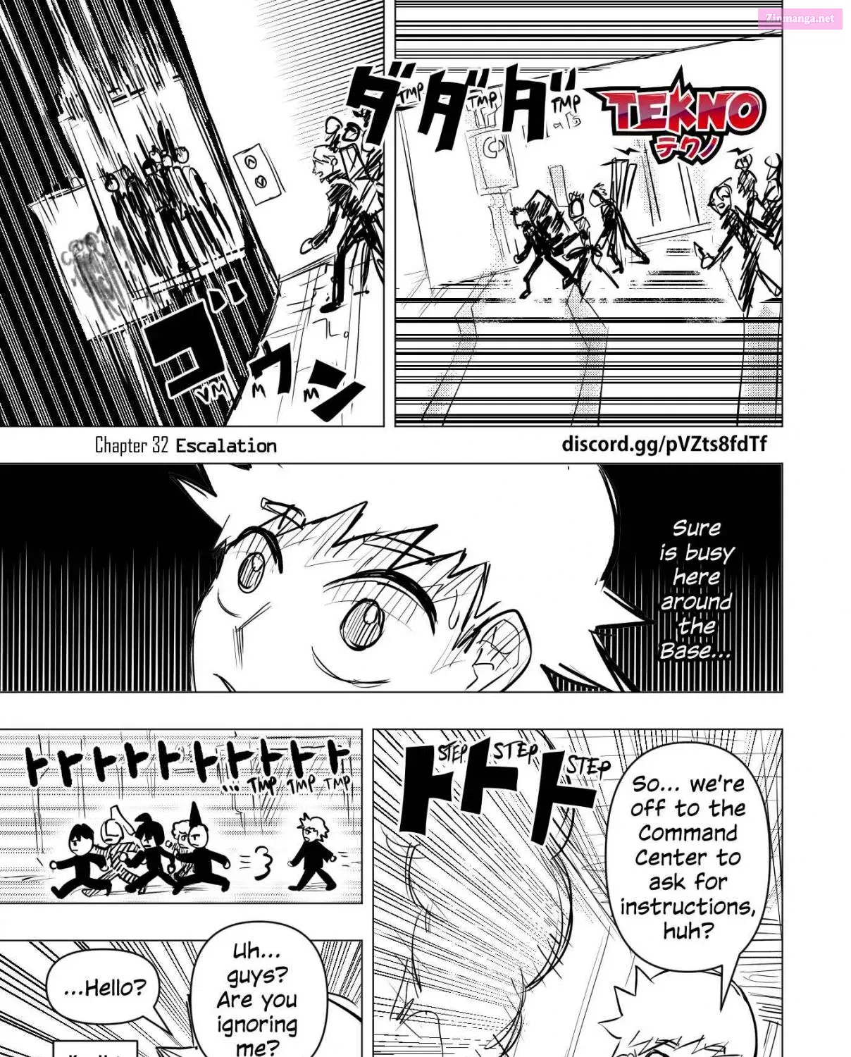 TEKNO: Sci-Fi Shonen Manga! Zinmanga X Chapter 32 Page 1