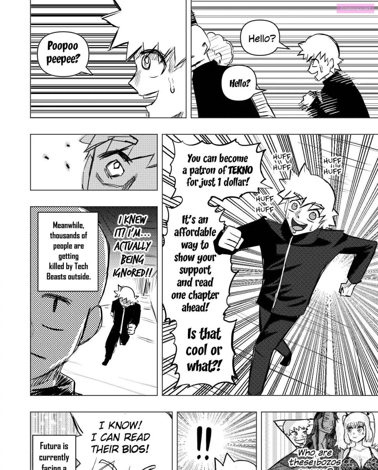 TEKNO: Sci-Fi Shonen Manga! Zinmanga X Chapter 32 Page 3