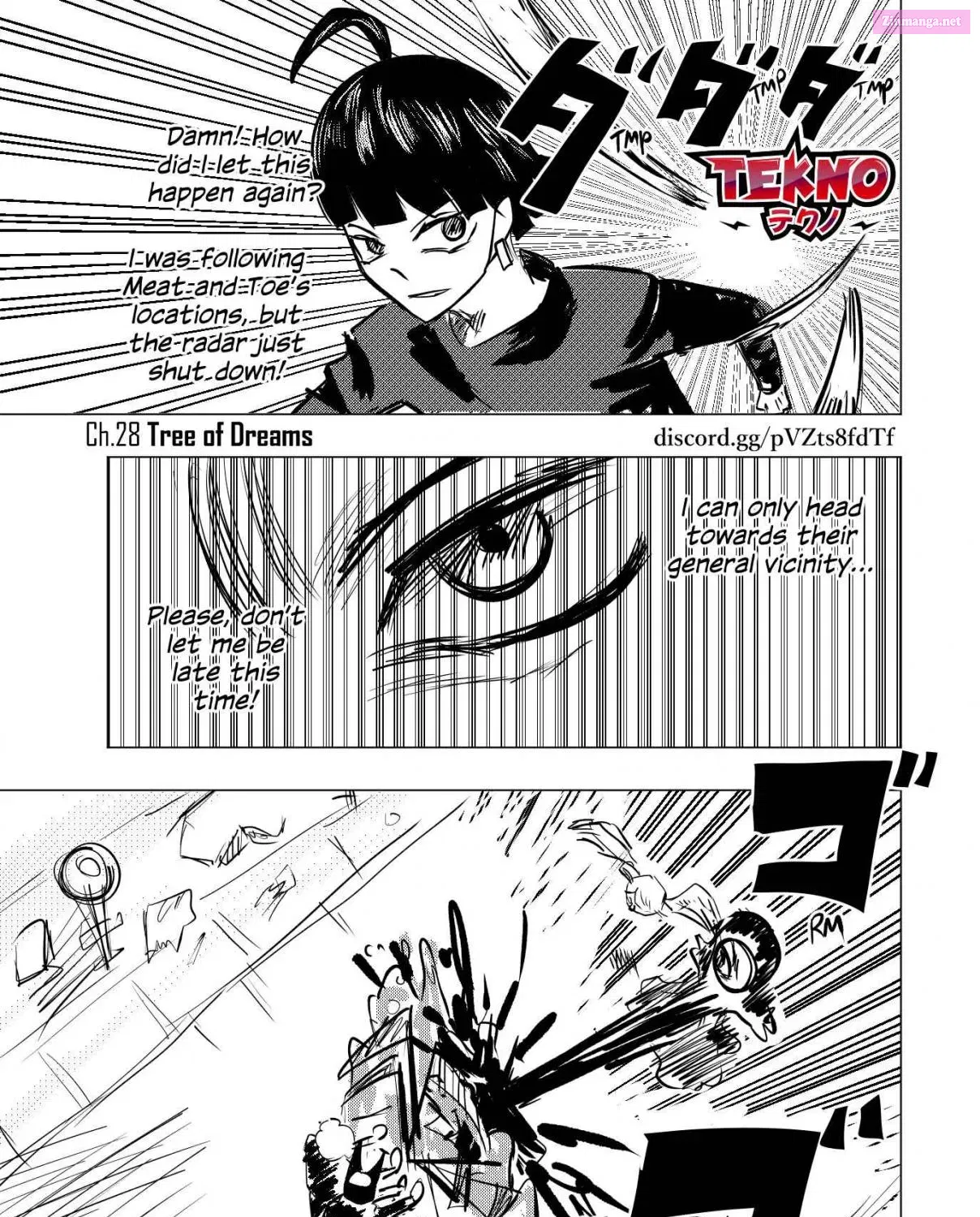 TEKNO: Sci-Fi Shonen Manga! Zinmanga X Chapter 28 Page 1