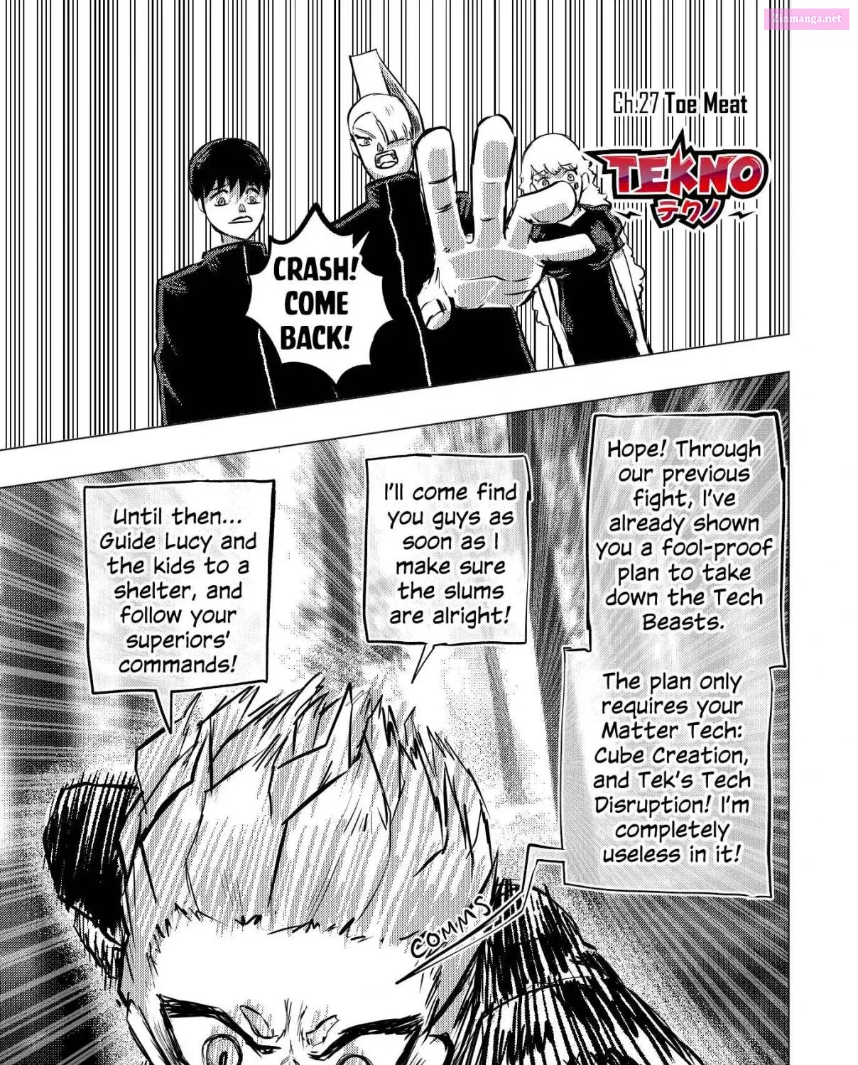 TEKNO: Sci-Fi Shonen Manga! Zinmanga X Chapter 27 Page 1