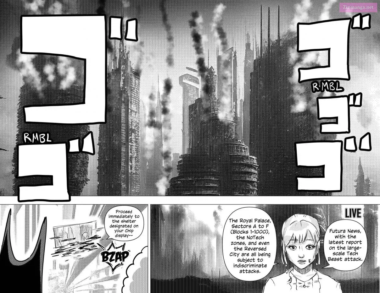 TEKNO: Sci-Fi Shonen Manga! Zinmanga X Chapter 27 Page 3