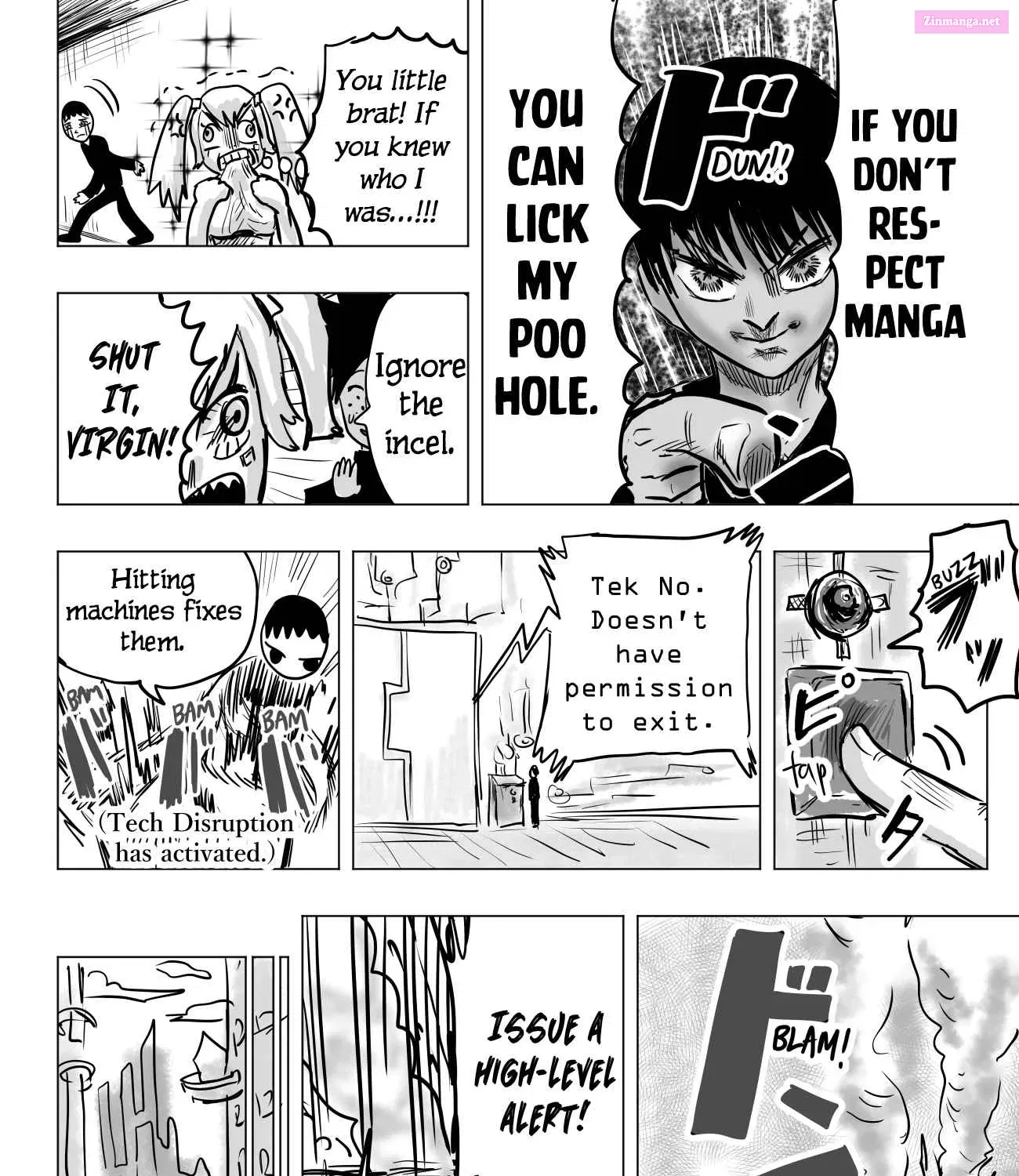 TEKNO: Sci-Fi Shonen Manga! Zinmanga X Chapter 6 Page 7