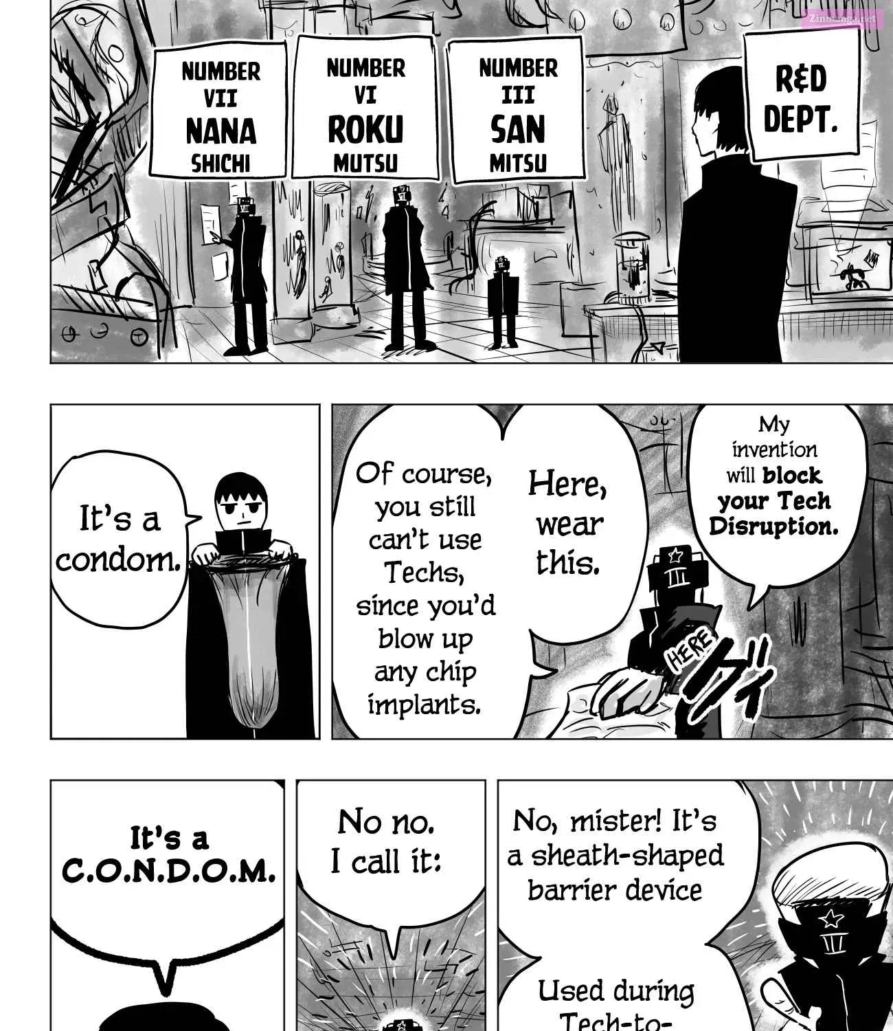 TEKNO: Sci-Fi Shonen Manga! Zinmanga X Chapter 5 Page 7
