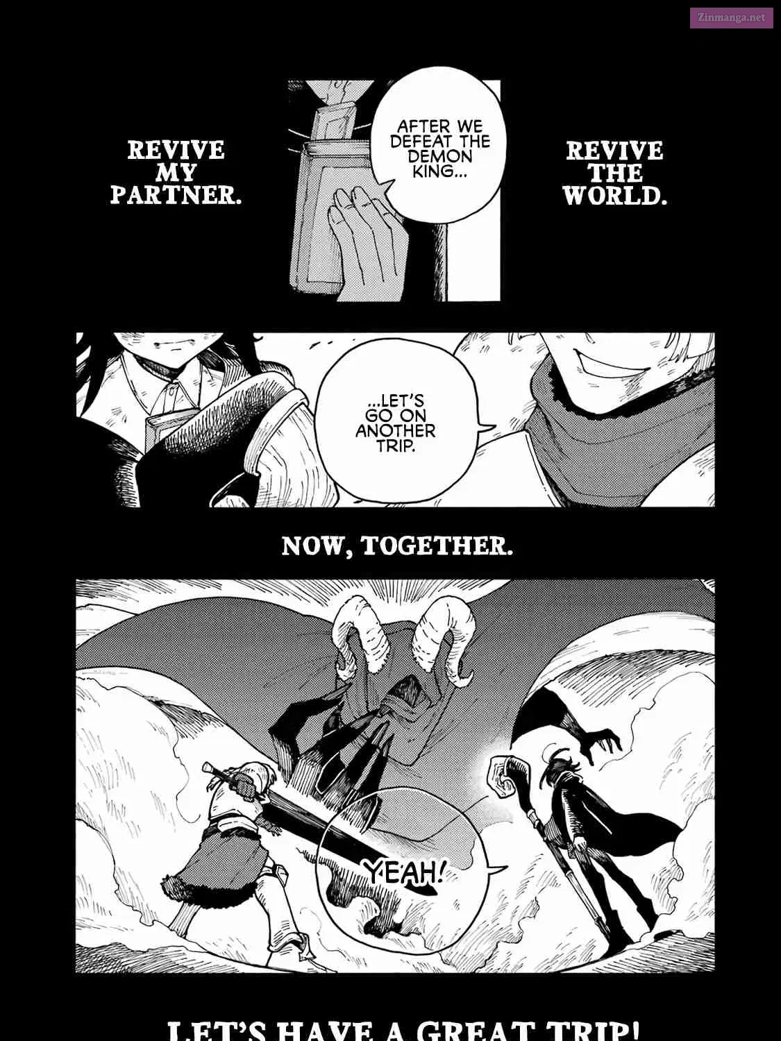 End Roll no Ato ni wa Saikou no Tabi wo Zinmanga X Chapter 1 Page 9