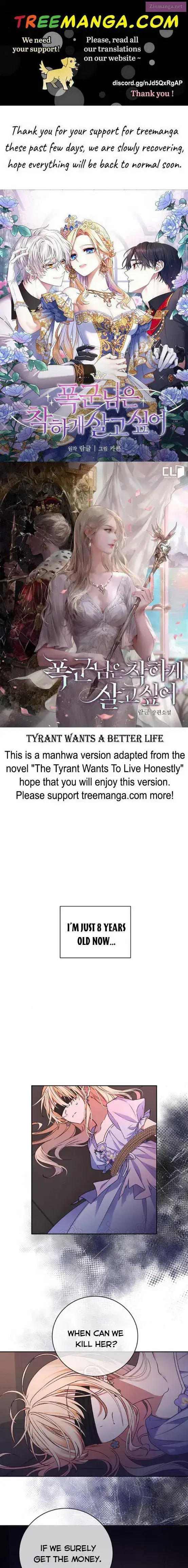 Tyrant wants a better life Zinmanga X Chapter 7 Page 1