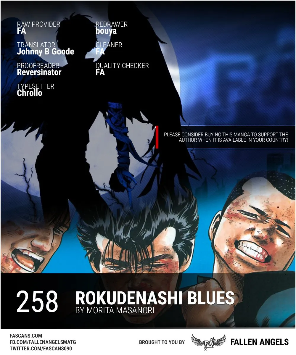 Rokudenashi Blues Zinmanga X Chapter 258 Page 1