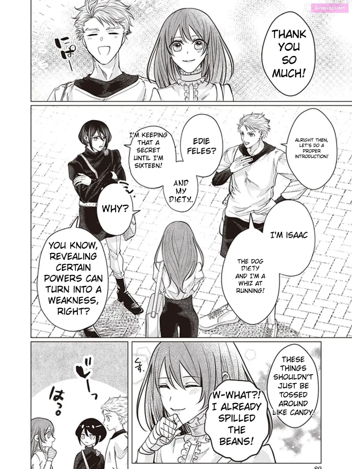The young lady, who was blessed by the Gorilla God, is adored in the Royal Knight Order Zinmanga X Chapter 3 Page 39