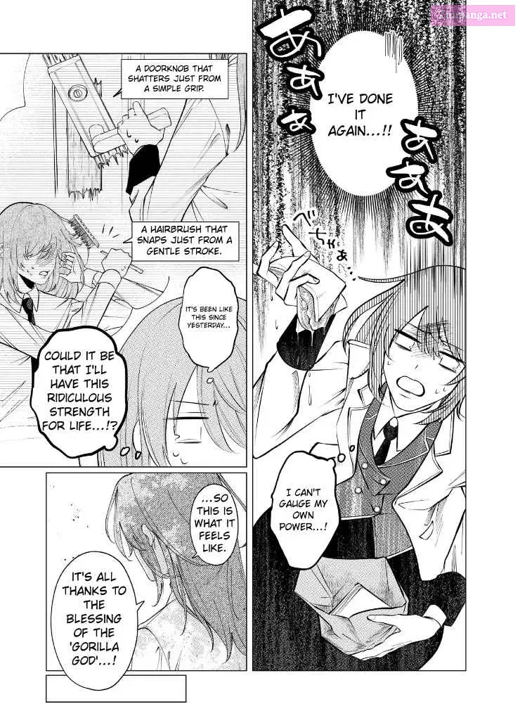 The young lady, who was blessed by the Gorilla God, is adored in the Royal Knight Order Zinmanga X Chapter 1.1 Page 11