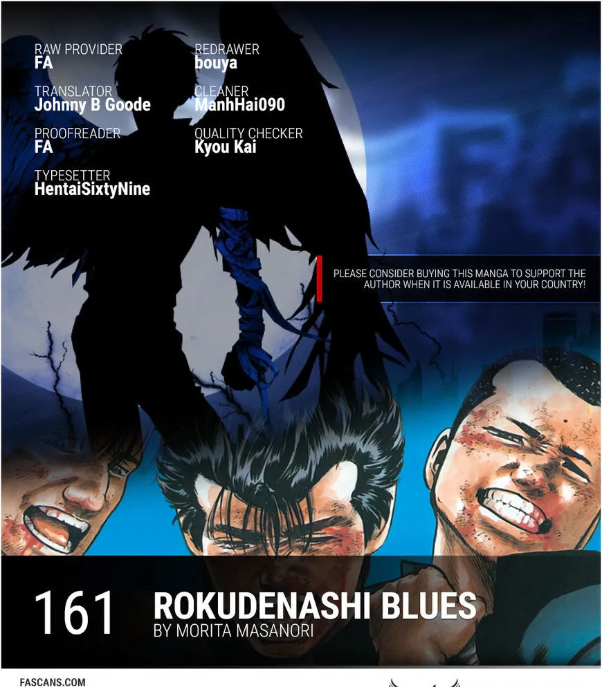 Rokudenashi Blues Zinmanga X Chapter 162 Page 1