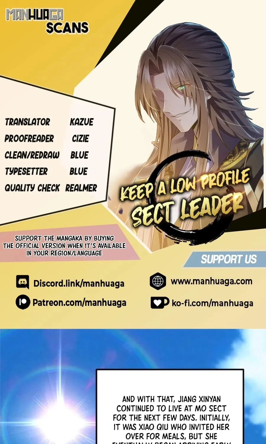Keep A Low Profile, Sect Leader Zinmanga X Chapter 87 Page 1