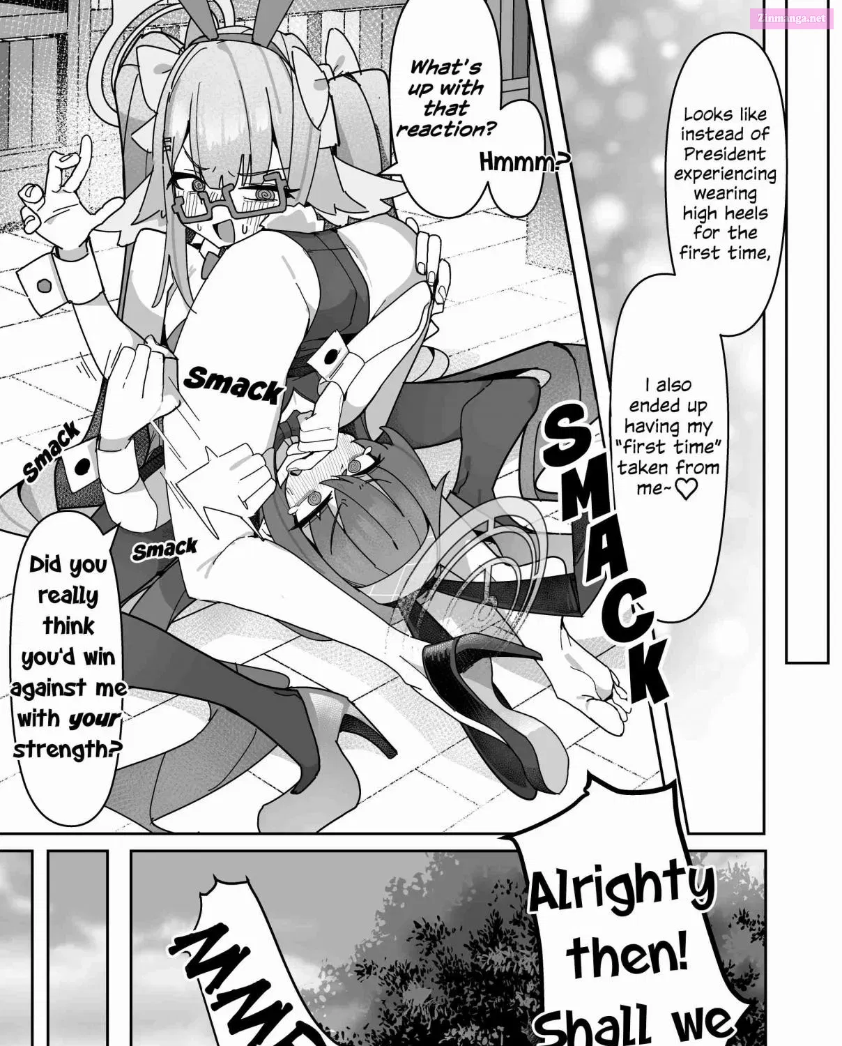 Ui to Shimiko ga Bunny Girl Sugata de 「Hajimete」 wo shichau hanashi Zinmanga X Chapter 0 Page 23