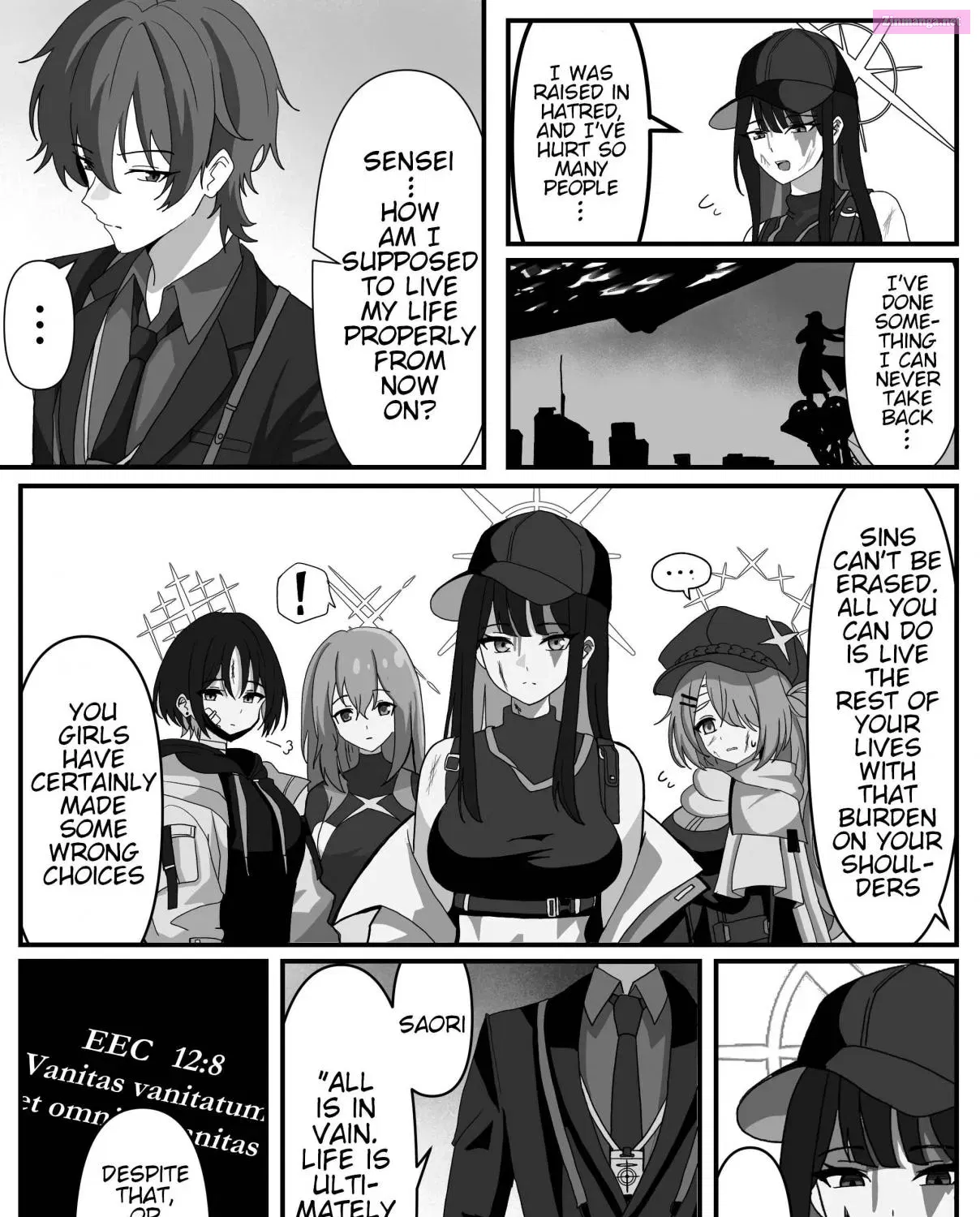 Blue Archive x Kamen Rider Decade - Story of Tsukasa Kadoya Sensei in Schale (Doujinshi) Zinmanga X Chapter 14 Page 1