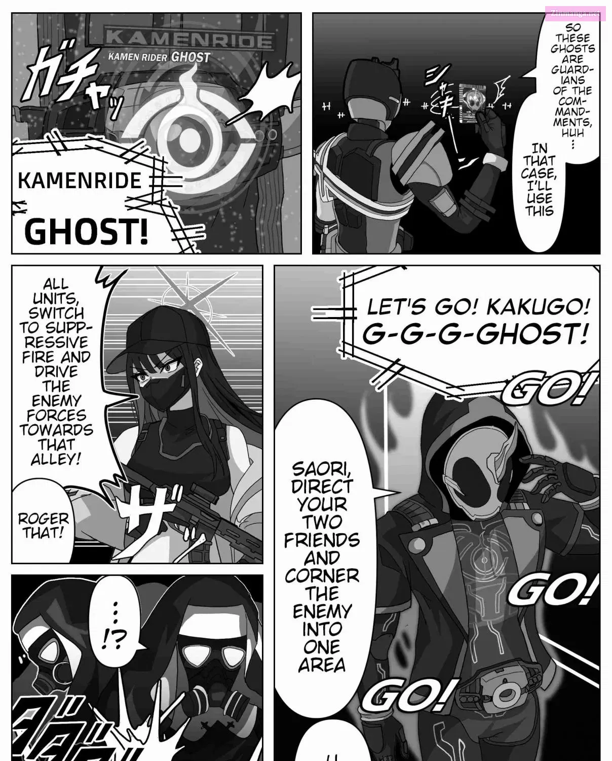 Blue Archive x Kamen Rider Decade - Story of Tsukasa Kadoya Sensei in Schale (Doujinshi) Zinmanga X Chapter 11 Page 1