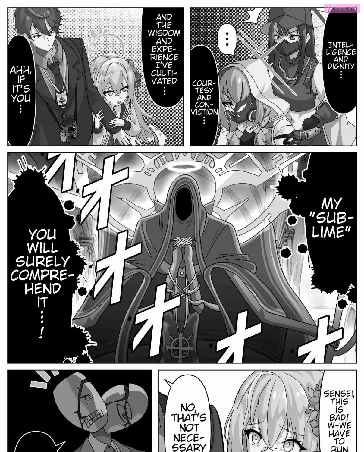 Blue Archive x Kamen Rider Decade - Story of Tsukasa Kadoya Sensei in Schale (Doujinshi) Zinmanga X Chapter 8 Page 1