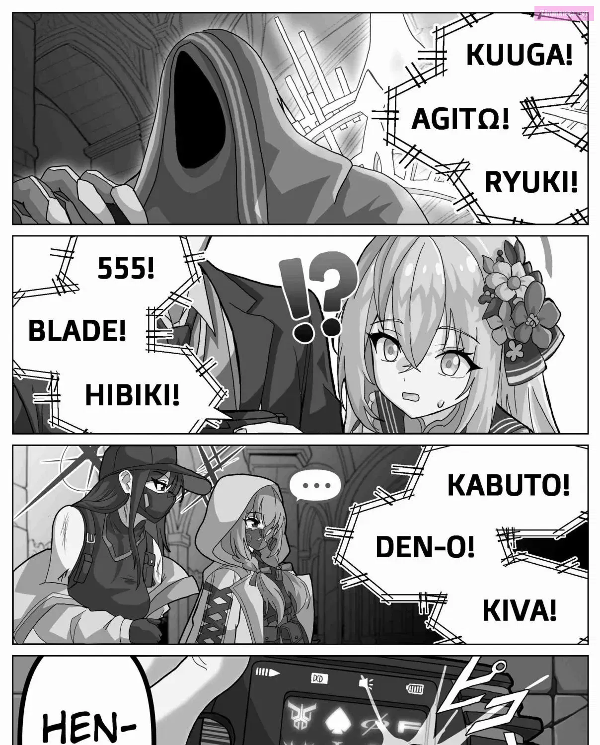 Blue Archive x Kamen Rider Decade - Story of Tsukasa Kadoya Sensei in Schale (Doujinshi) Zinmanga X Chapter 8 Page 3