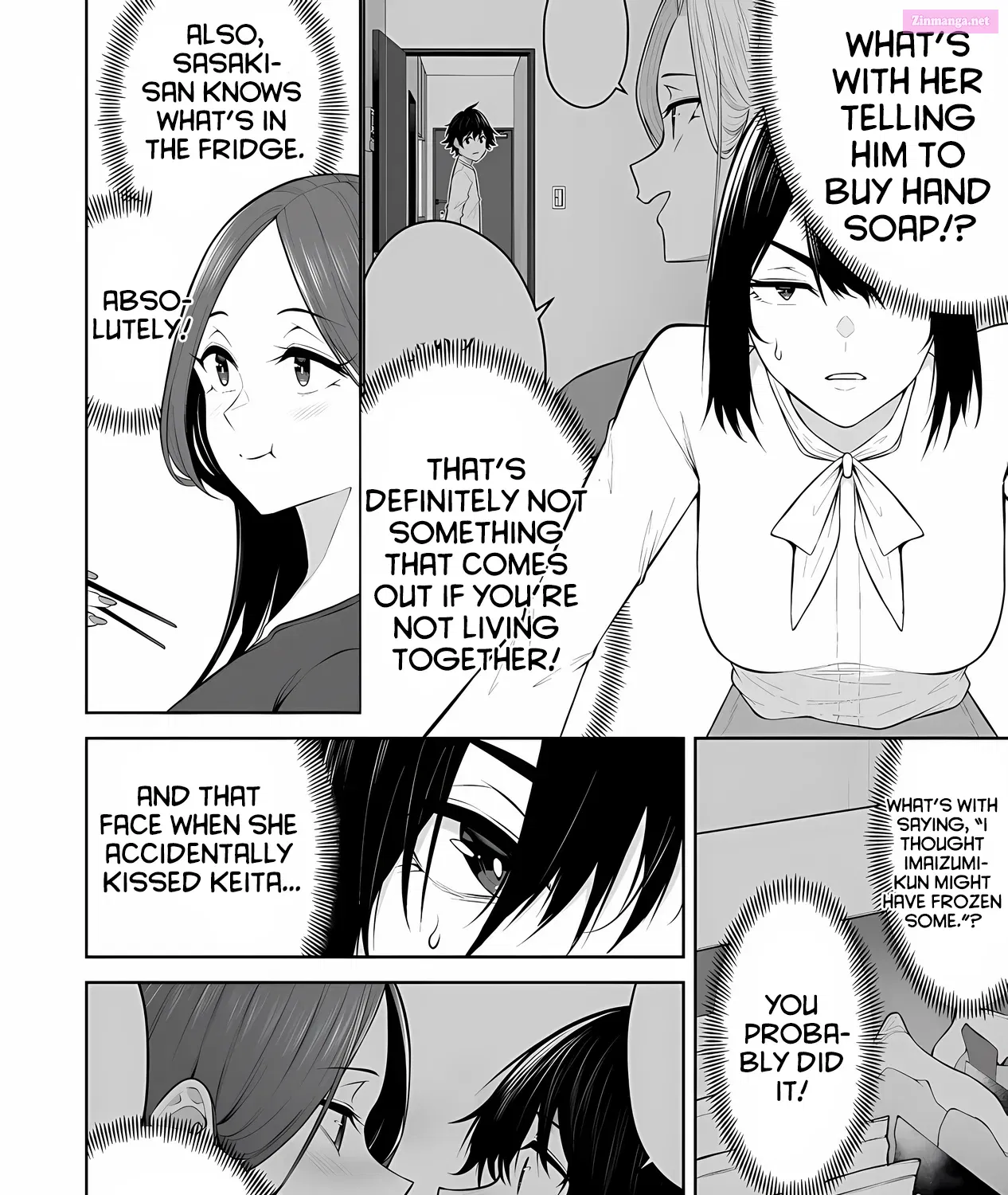 Imaizumi Brings All the Gals to His House Zinmanga X Chapter 21 Page 51