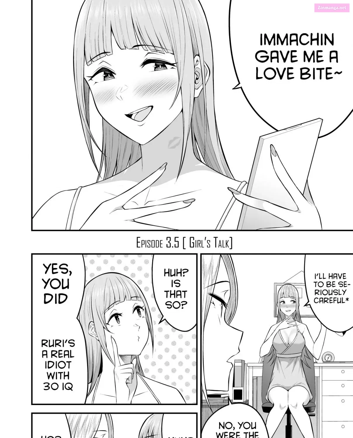 Imaizumi Brings All the Gals to His House Zinmanga X Chapter 3.5 Page 5