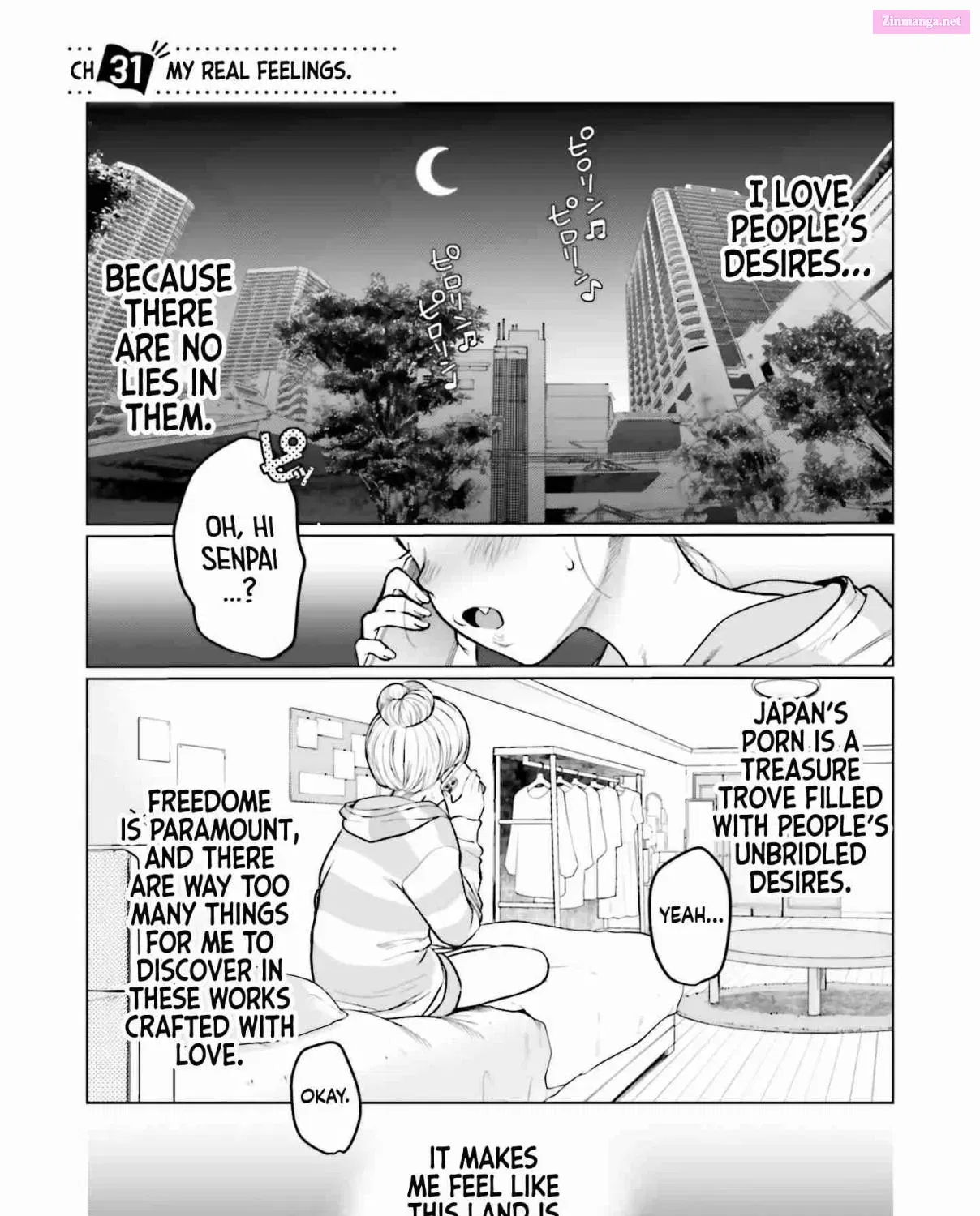 Sasha-chan to Classmate Otaku-kun Zinmanga X Chapter 31 Page 1