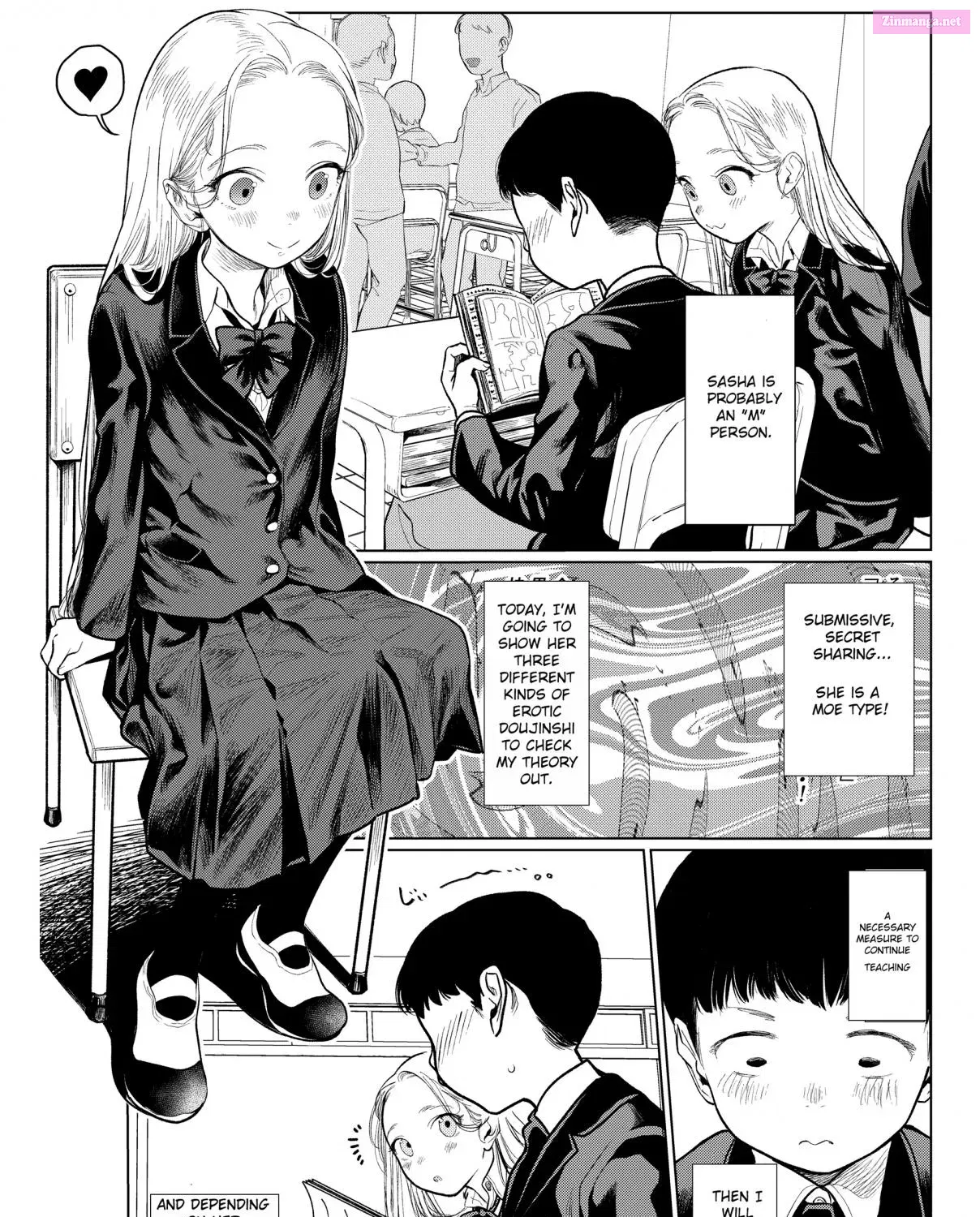 Sasha-chan to Classmate Otaku-kun Zinmanga X Chapter 7.5 Page 1