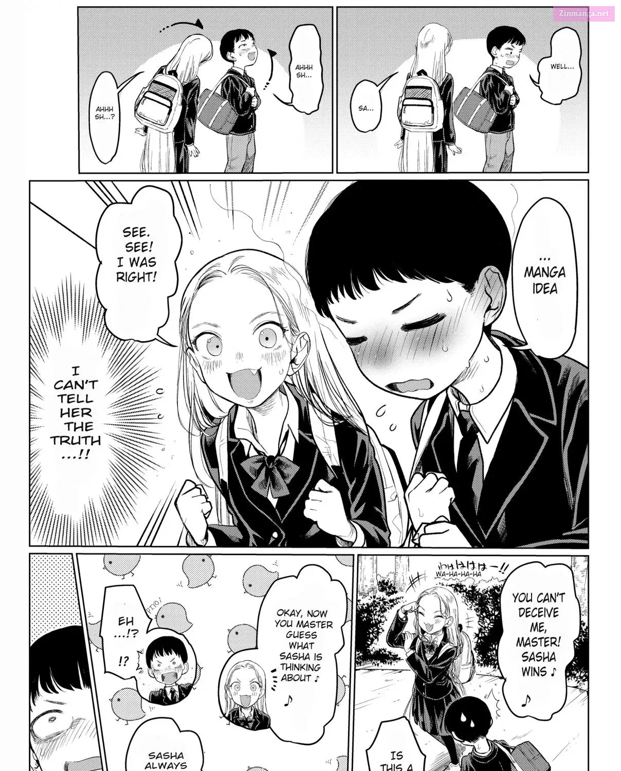 Sasha-chan to Classmate Otaku-kun Zinmanga X Chapter 6.5 Page 9