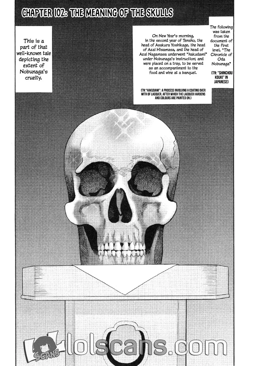 Nobunaga no Chef Zinmanga X Chapter 102 Page 4