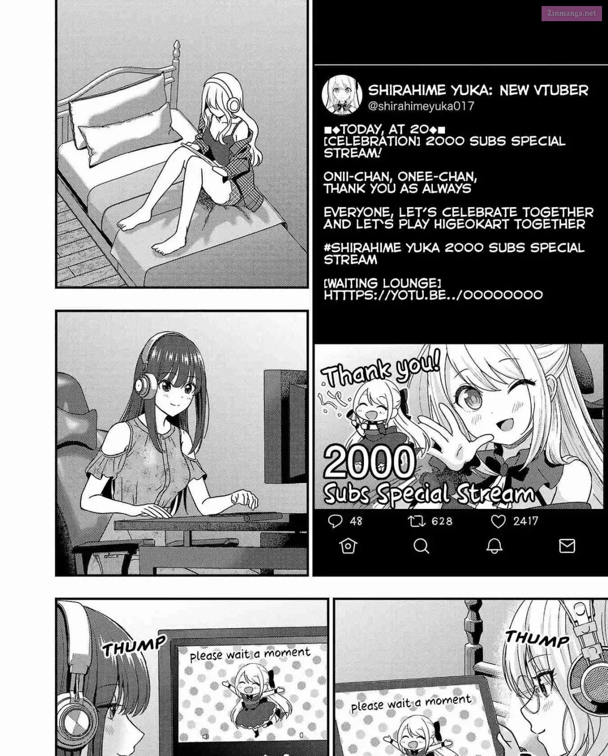 Shitsurenshita node Vtuber Hajimetara Toshiue no Onee-san ni Motemashita Zinmanga X Chapter 8 Page 19