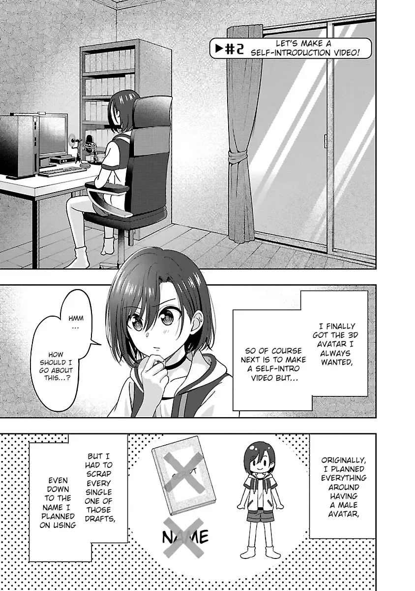 Shitsurenshita node Vtuber Hajimetara Toshiue no Onee-san ni Motemashita Zinmanga X Chapter 2 Page 1