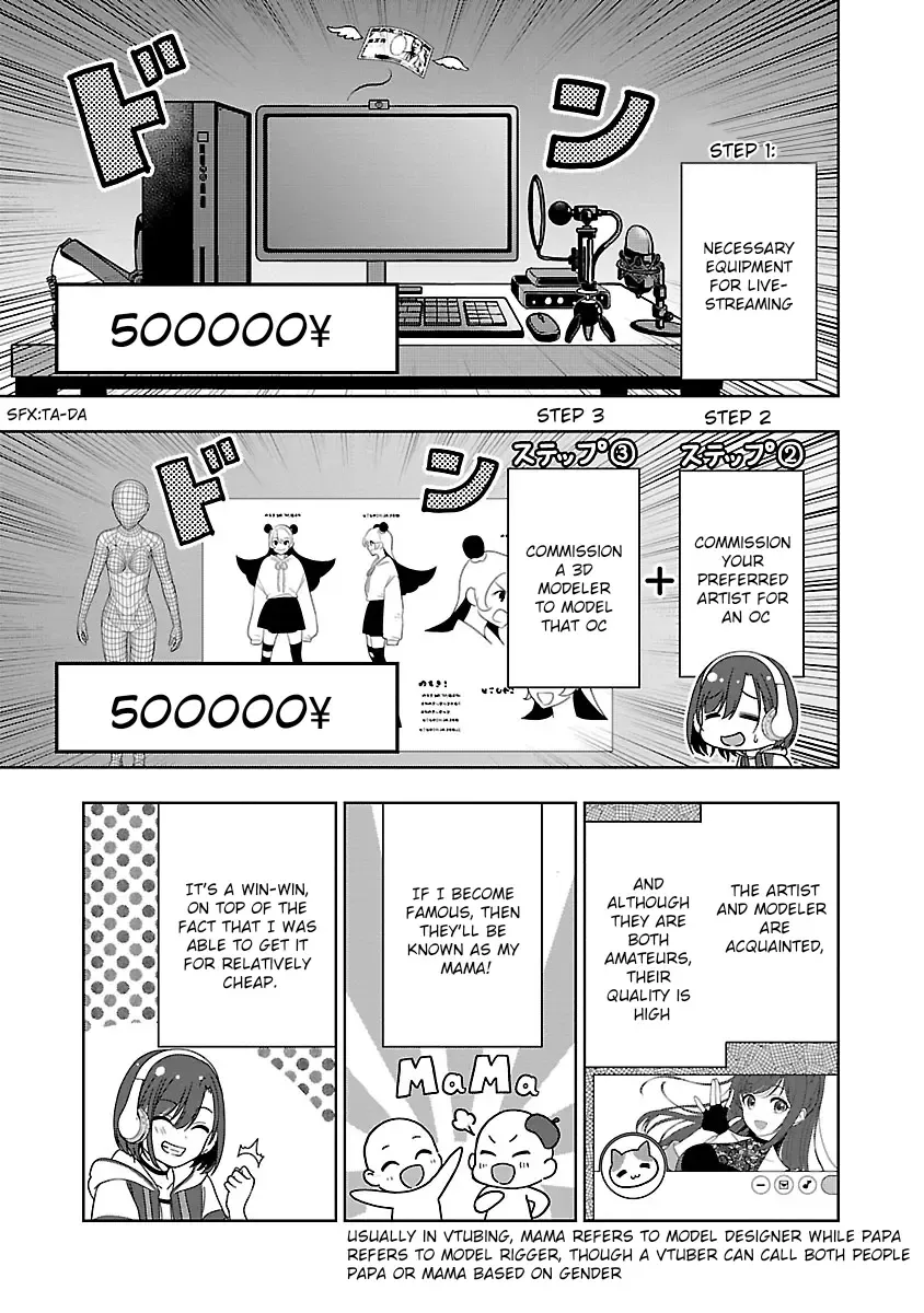 Shitsurenshita node Vtuber Hajimetara Toshiue no Onee-san ni Motemashita Zinmanga X Chapter 1 Page 8
