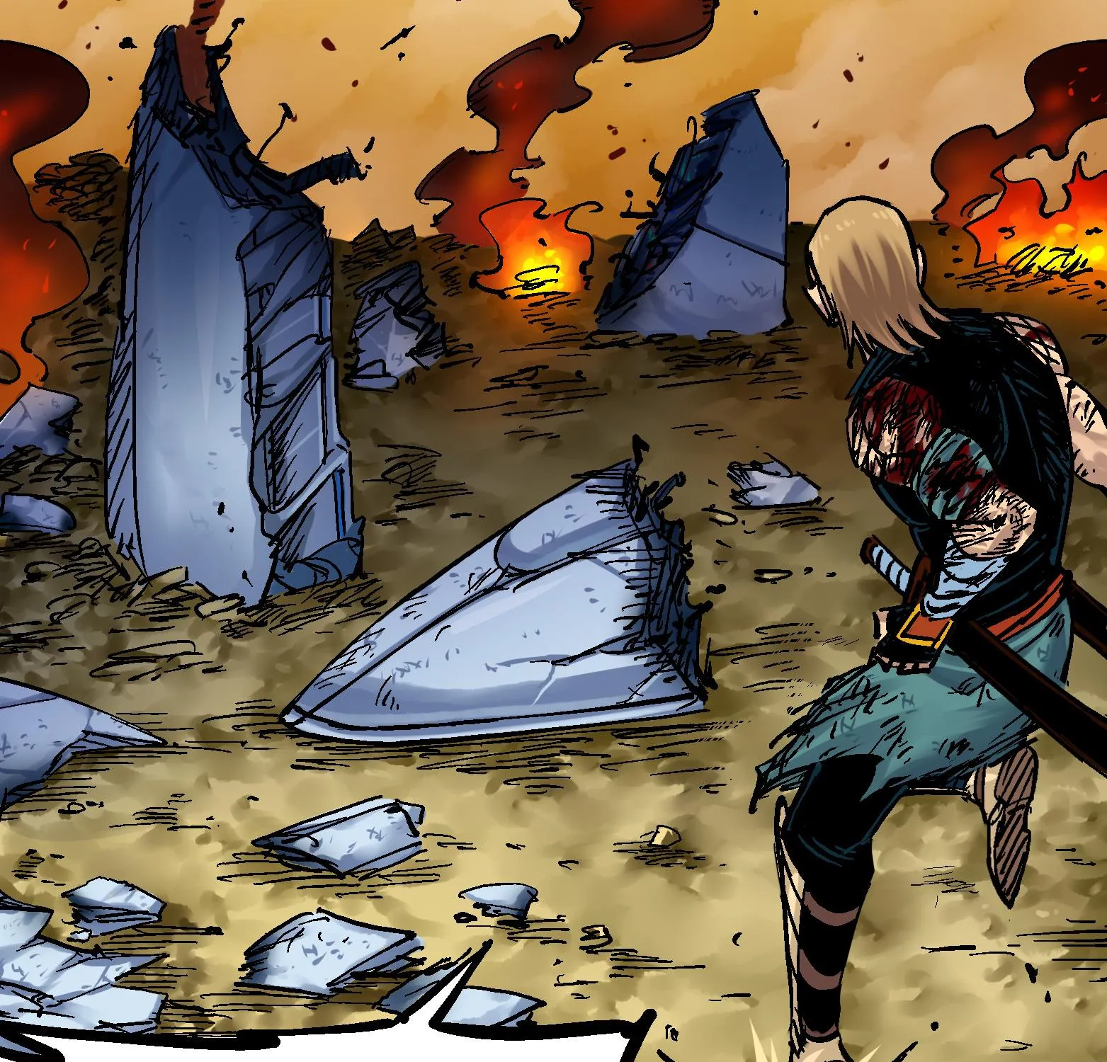 Wu Liu Qi: Heibai Shuanglong Zinmanga X Chapter 11 Page 77