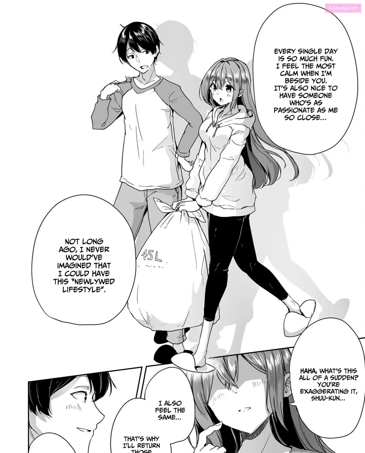 Danshi dato Omotteita Osananajimi tono Shinkon Seikatsu ga Umaku Ikisugiru Ken ni Tsuite Zinmanga X Chapter 6 Page 48