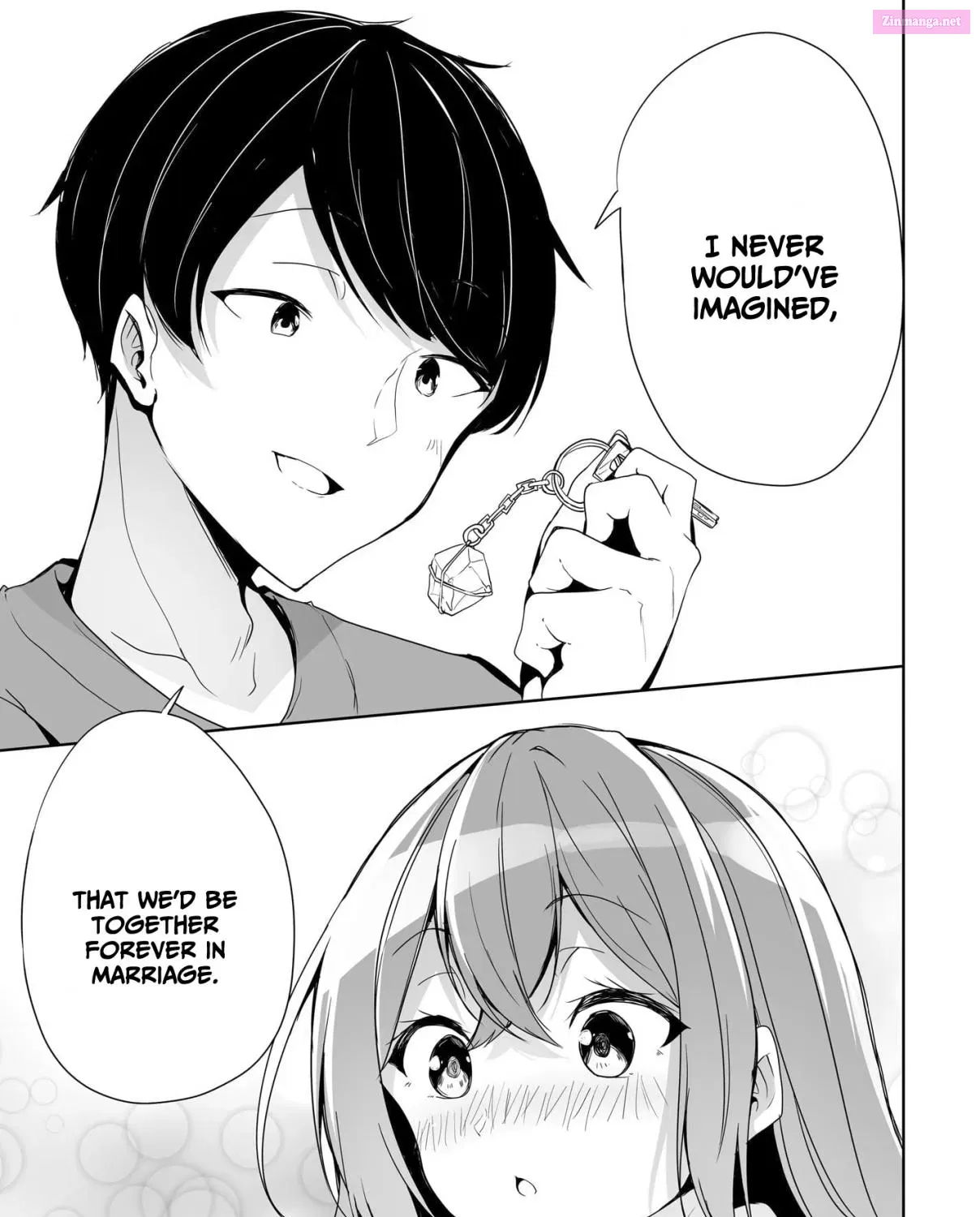Danshi dato Omotteita Osananajimi tono Shinkon Seikatsu ga Umaku Ikisugiru Ken ni Tsuite Zinmanga X Chapter 4 Page 58