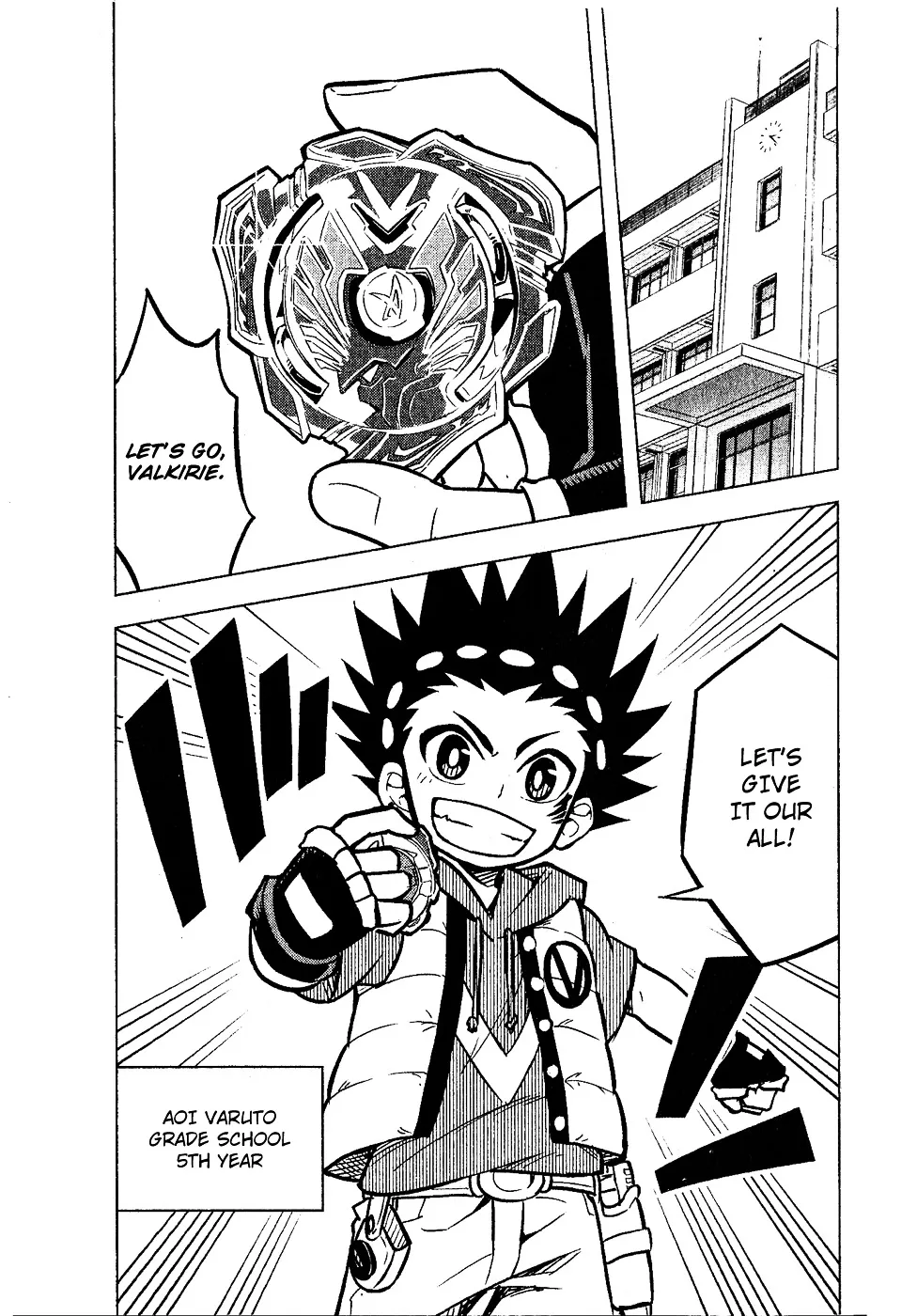 Beyblade Burst Zinmanga X Chapter 1 Page 1