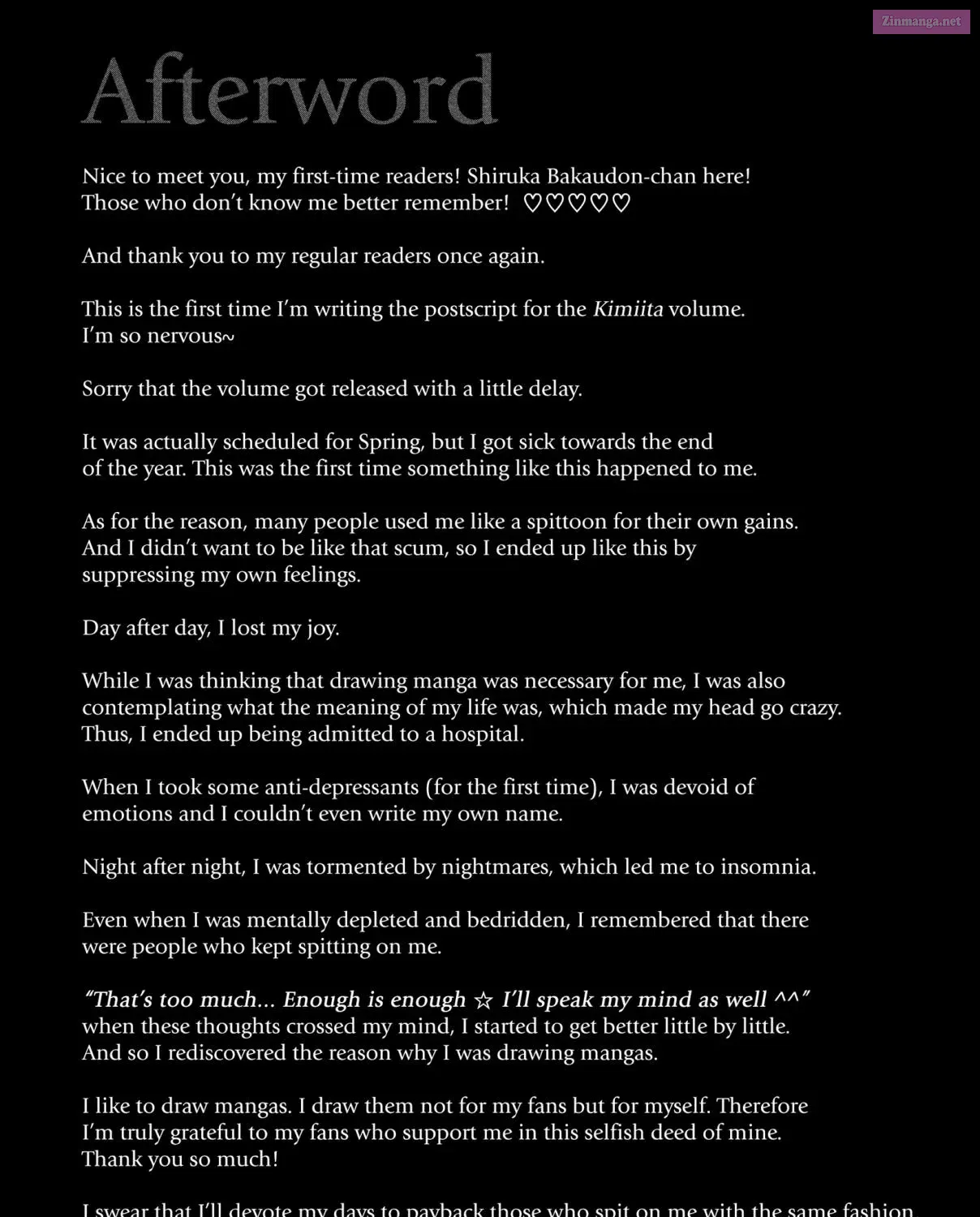 Kimi ni Aisarete Itakatta Zinmanga X Chapter 21 Page 71
