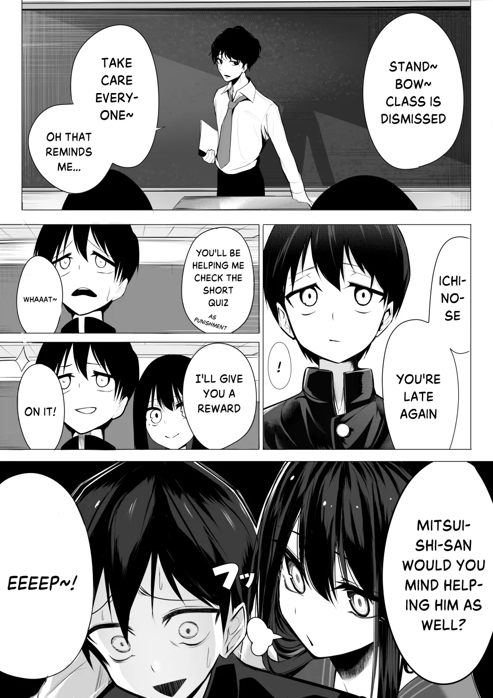 Mitsuishi-san is Being Weird This Year Zinmanga X Chapter 5 Page 1