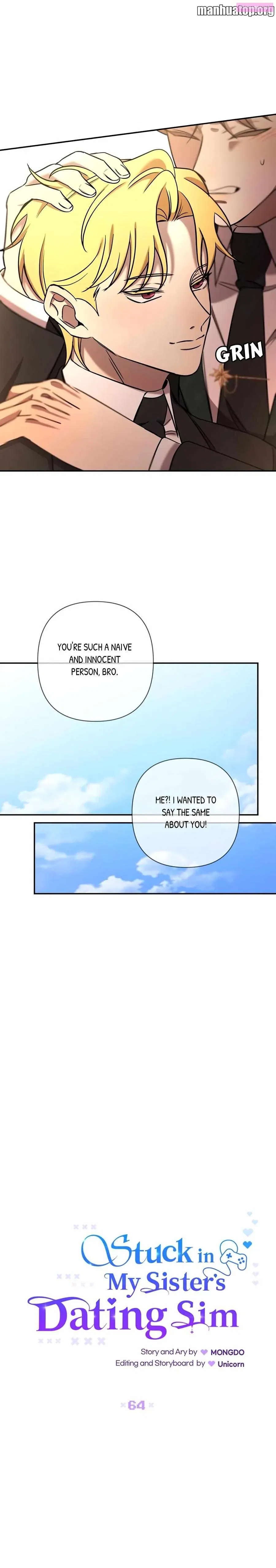 Stuck in My Sister's Dating Sim Zinmanga X Chapter 64 Page 6