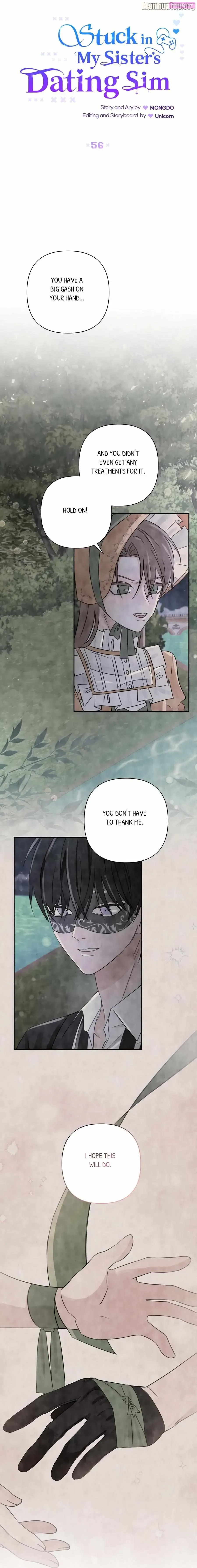 Stuck in My Sister's Dating Sim Zinmanga X Chapter 56 Page 6