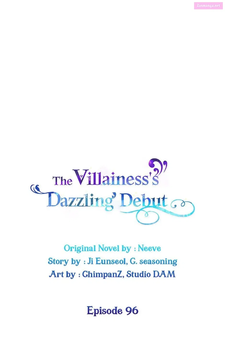 The Villainess Debuts Gorgeously Zinmanga X Chapter 96 Page 1