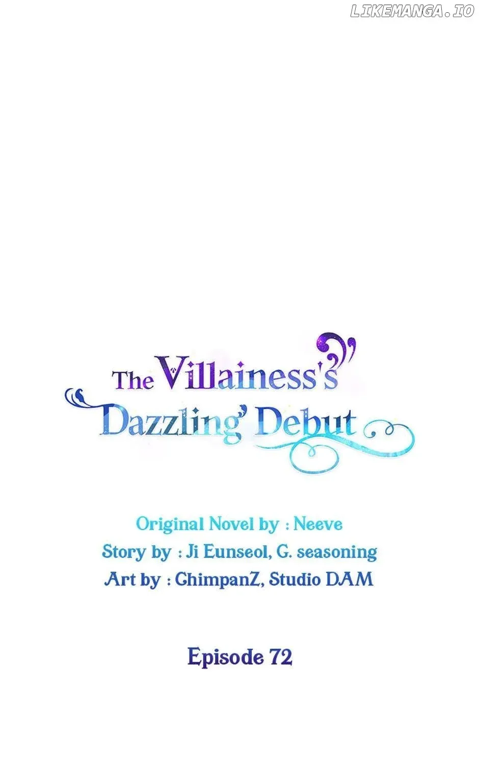 The Villainess Debuts Gorgeously Zinmanga X Chapter 72 Page 1