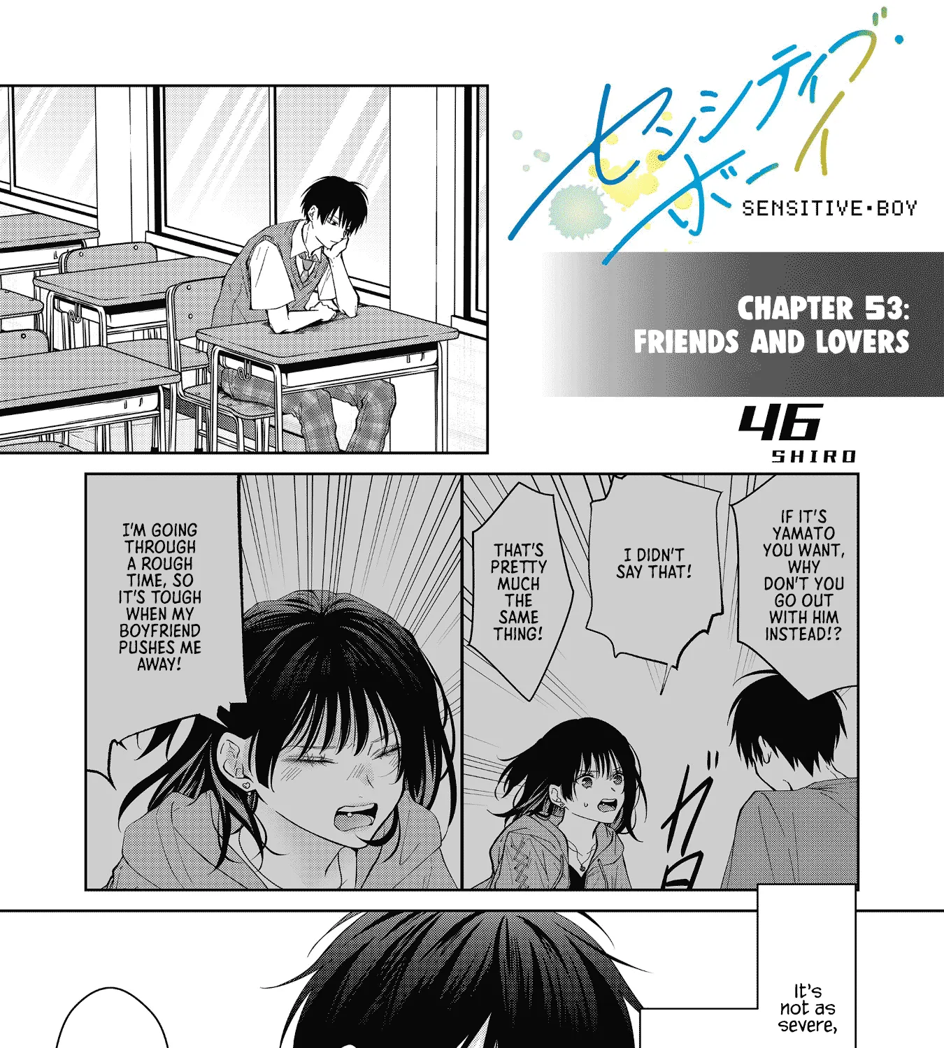 Sensitive Boy Zinmanga X Chapter 53 Page 1